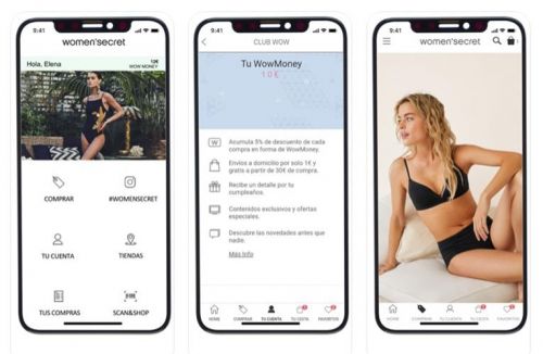 Women'secret, la app de Moda revelaci&oacute;n en el primer trimestre de 2020